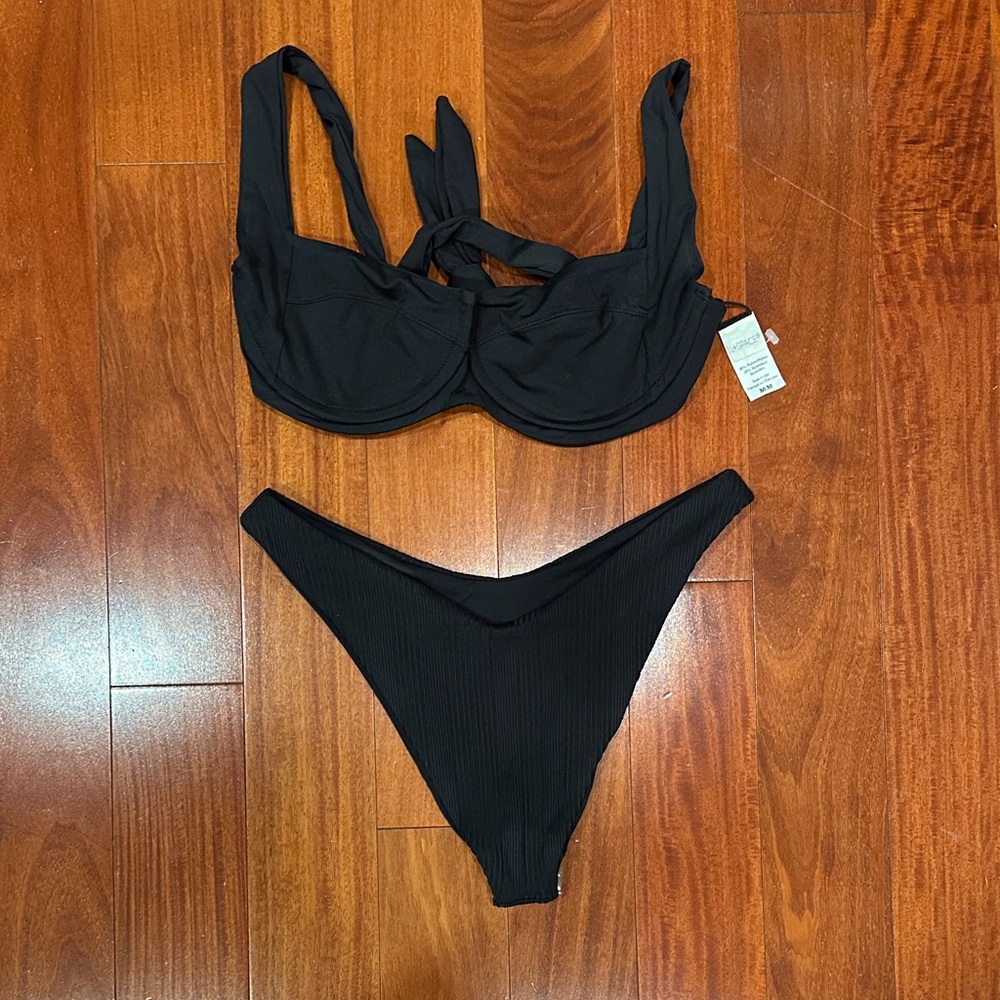 L*Space Black Bikini Set